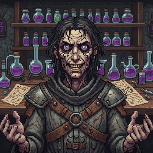 Alchemist Kael Greythorn - The Obsessive Researcher