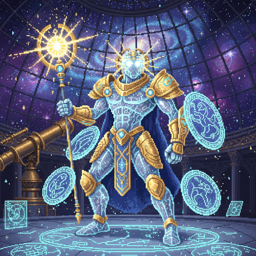 Constellation-Touched Guardian - The Stellar Warden