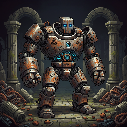 Scrap-Golem - Iron Guardian