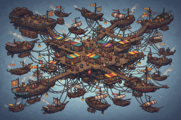 The Floating Market - Commerce Without Borders